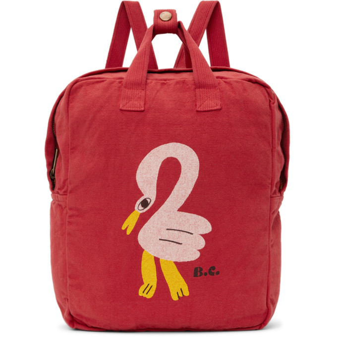 Bobo Choses Kids Red Pelican School Backpack