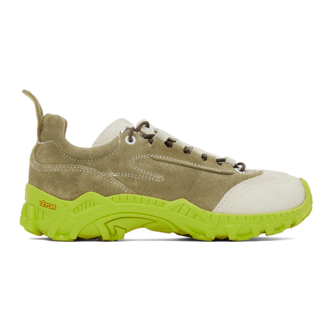 Our Legacy Off-White & Taupe Gabe Sneakers