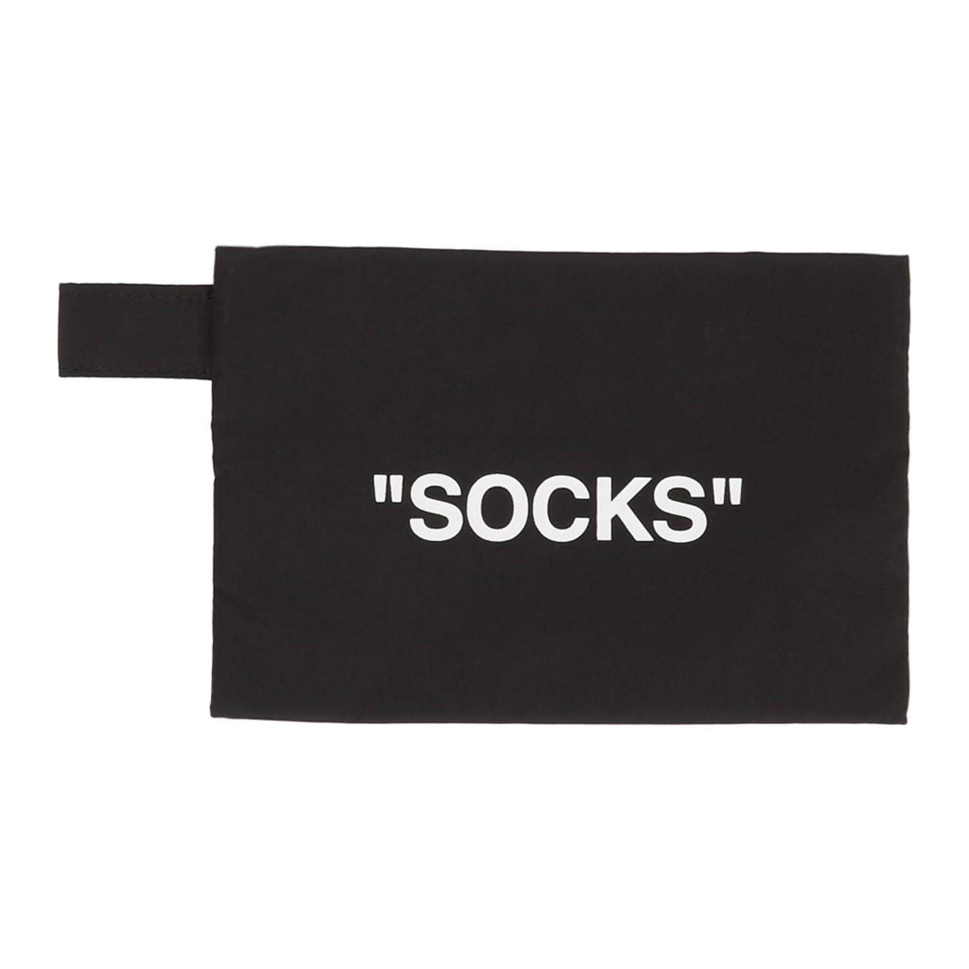 ブラック & ホワイト Socks ポーチ