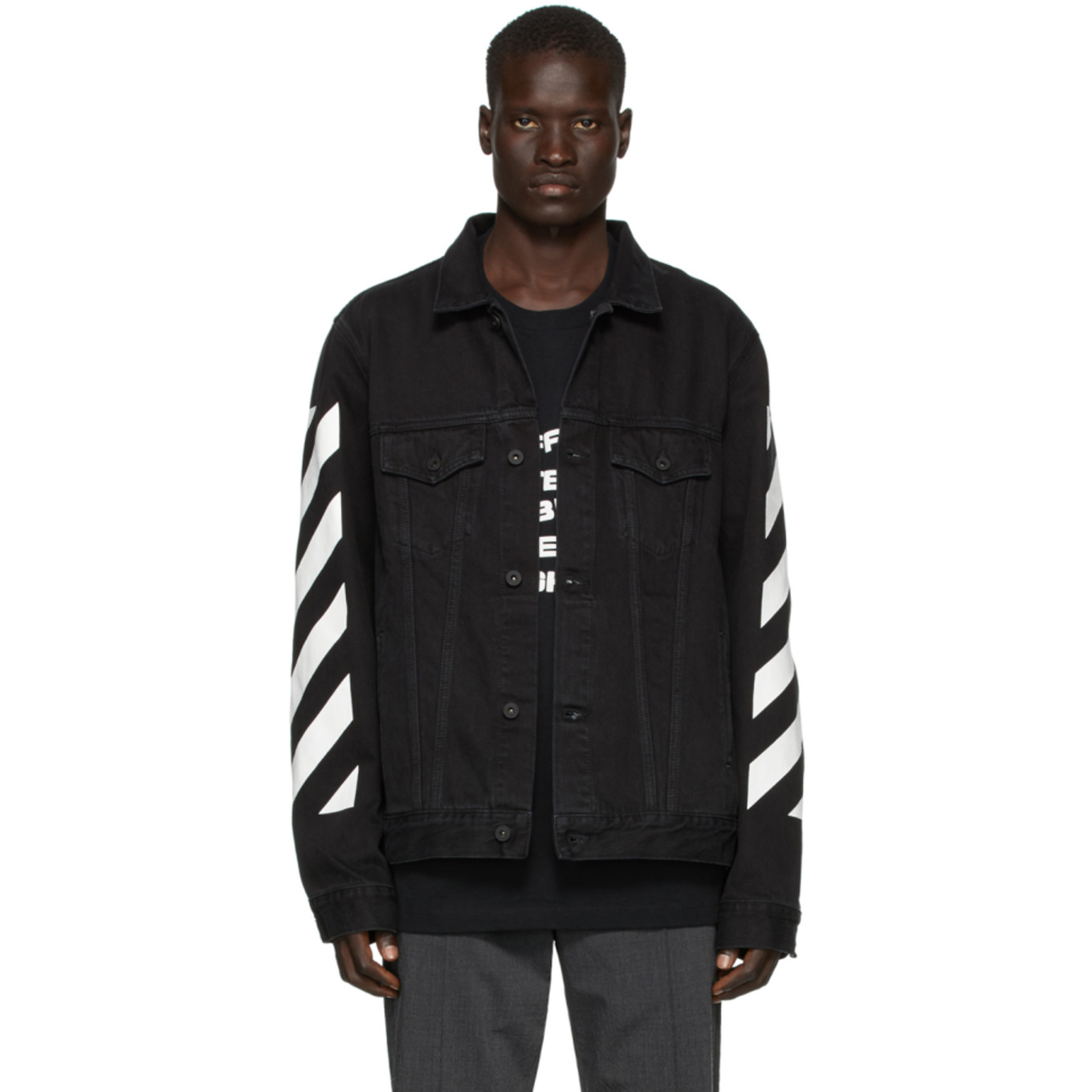 SSENSE 限定 ブラック デニム Temperature ジャケット