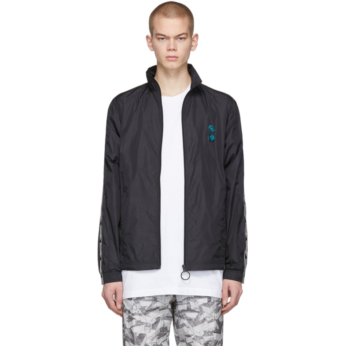 ブラック Tracktop ジャケット
