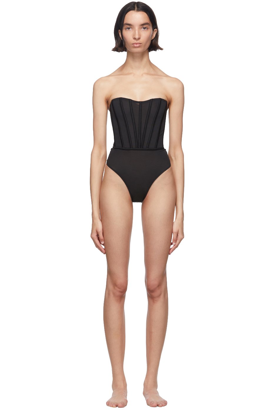 Agent Provocateur - Justaucorps de style corset Roxey noir