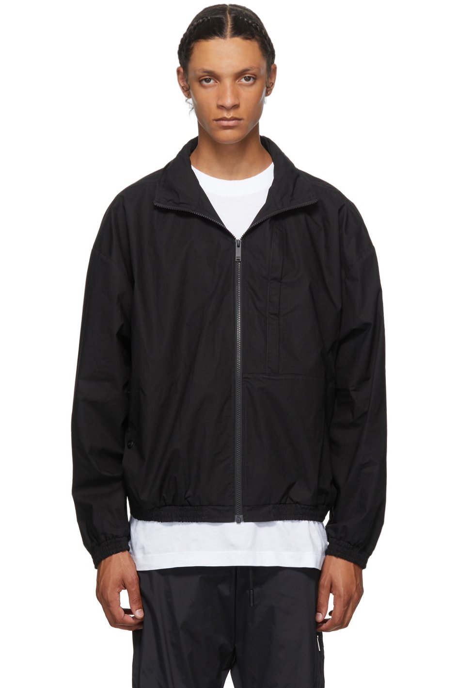 Marcelo Burlon County of Milan - Black Logo Tech Track Jacket