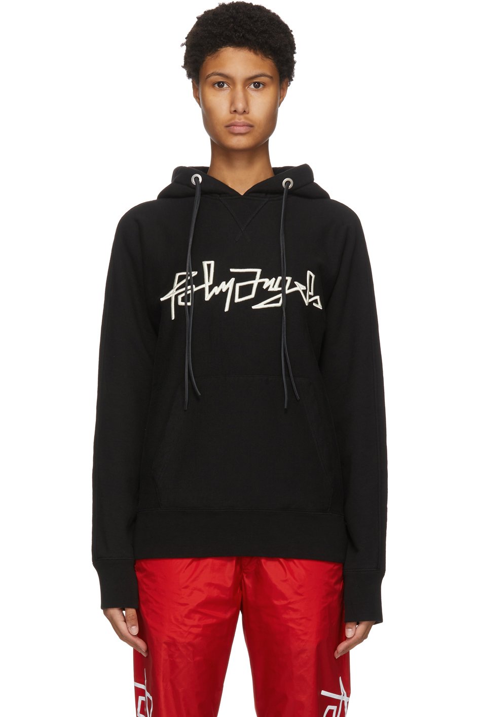 Palm Angels - Pull à capuche Desert noir à logo