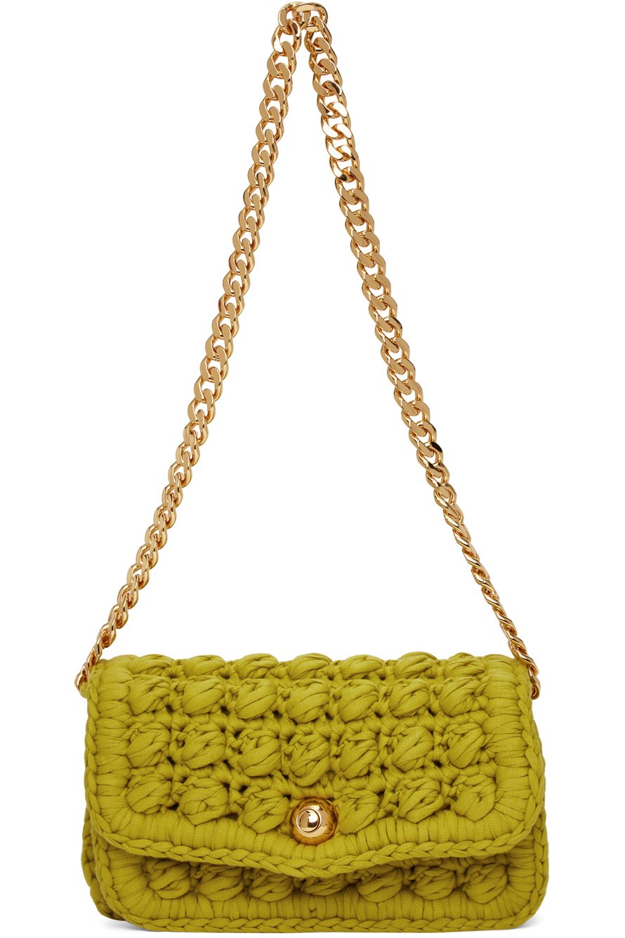 Bottega Veneta - Sac à bandoulière en crochet vert