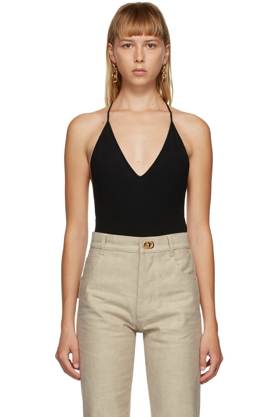 Bottega Veneta - Body en cachemire noir