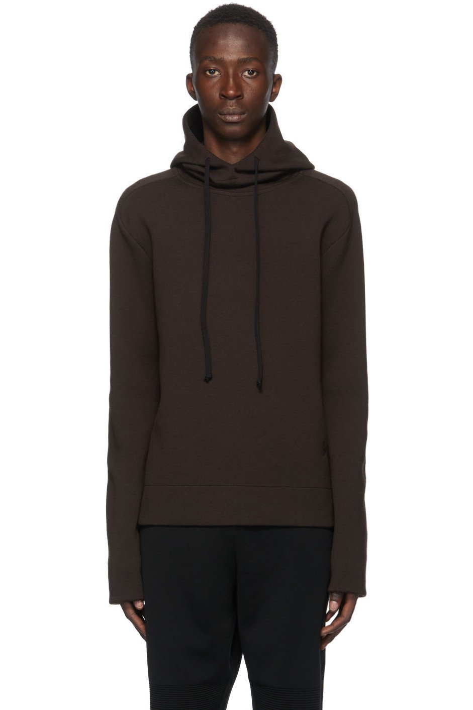 Bottega Veneta - Pull à capuche brun Double-Face