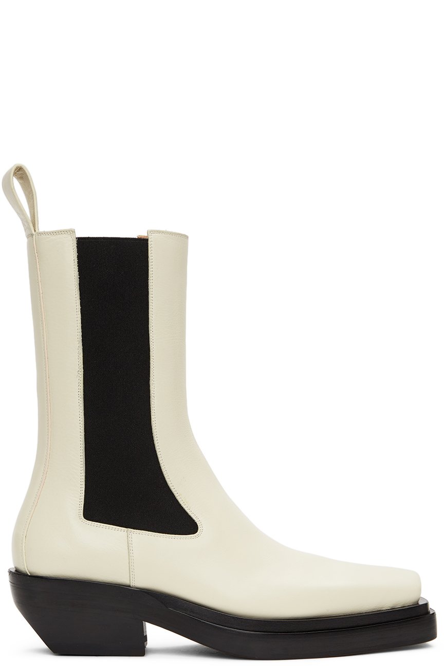 Bottega Veneta - Off-White 'The Lean' Chelsea Boots