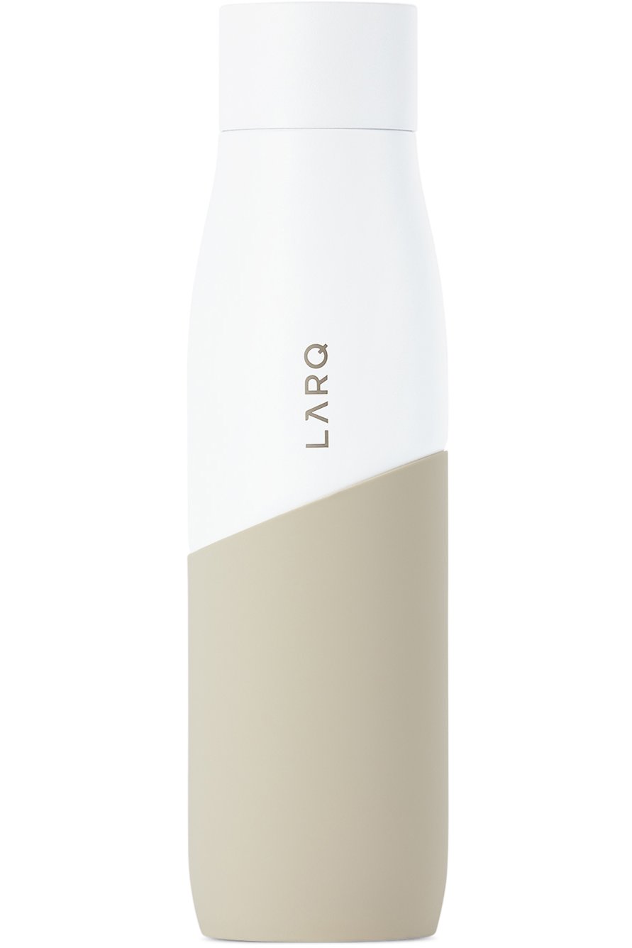 LARQ - Bouteille autonettoyante Movement blanc et taupe, 710 ml