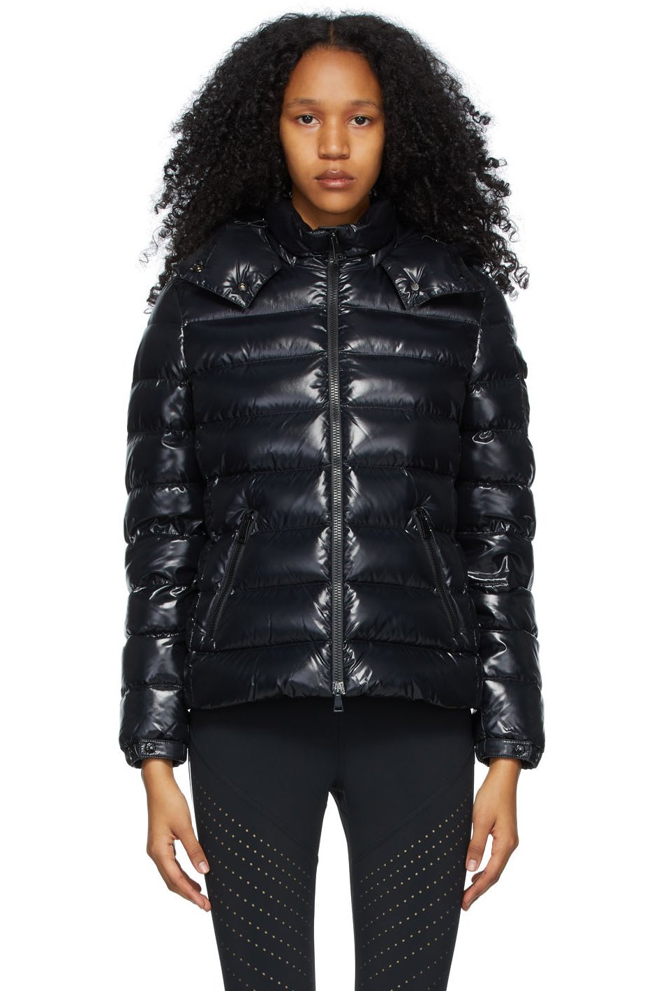 Moncler - Blouson Bady noir en duvet