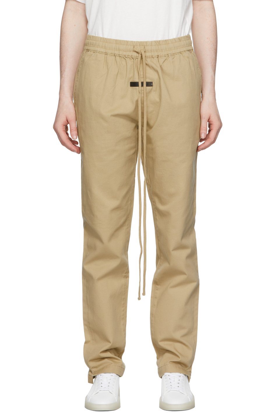 Fear of God ESSENTIALS - 卡其色抽绳长裤