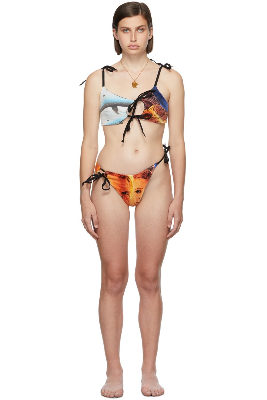 Rave Review - Bikini Luna Lana noir exclusif à SSENSE