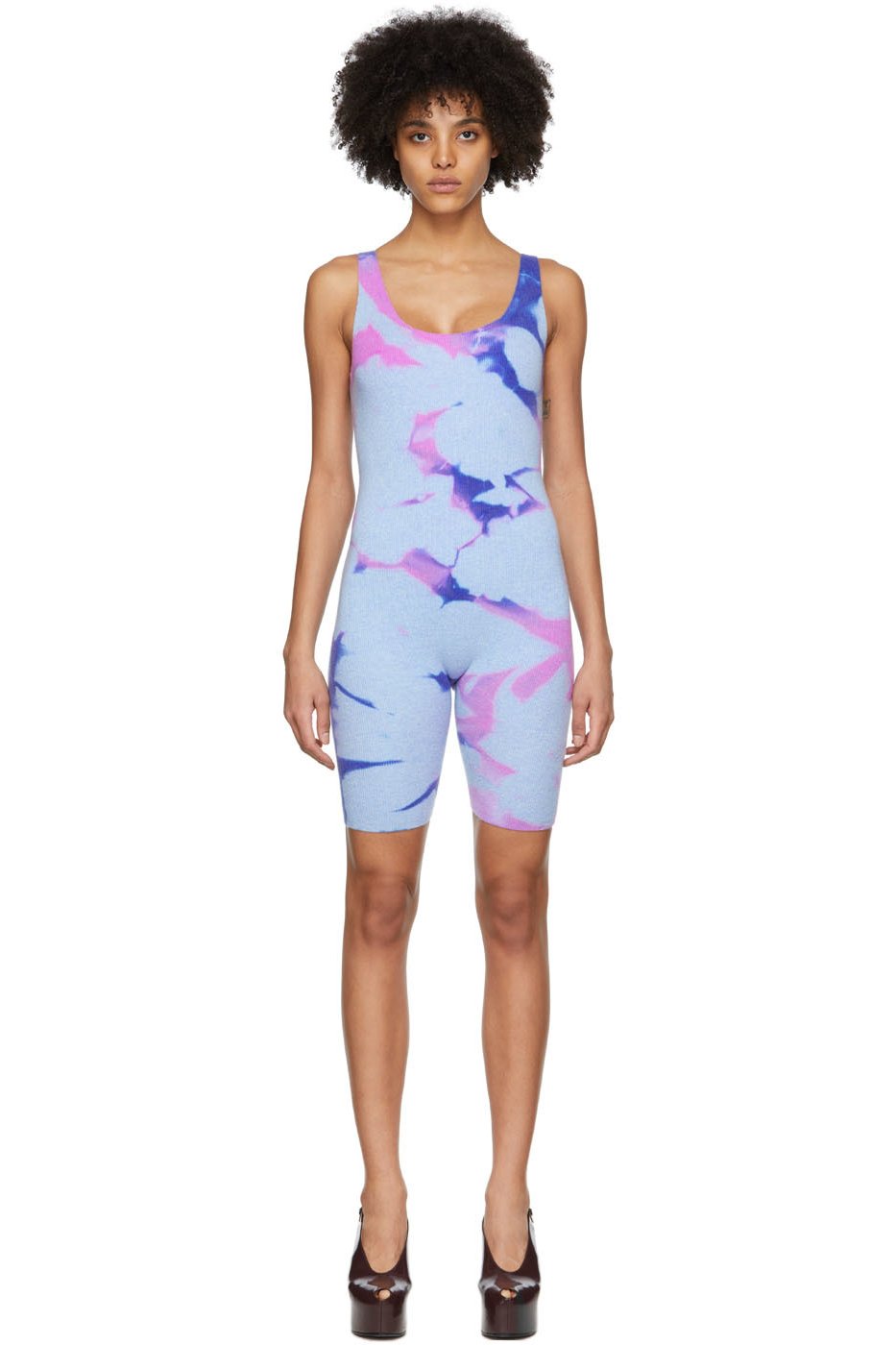 The Elder Statesman - Blue Shard Jumpsuit