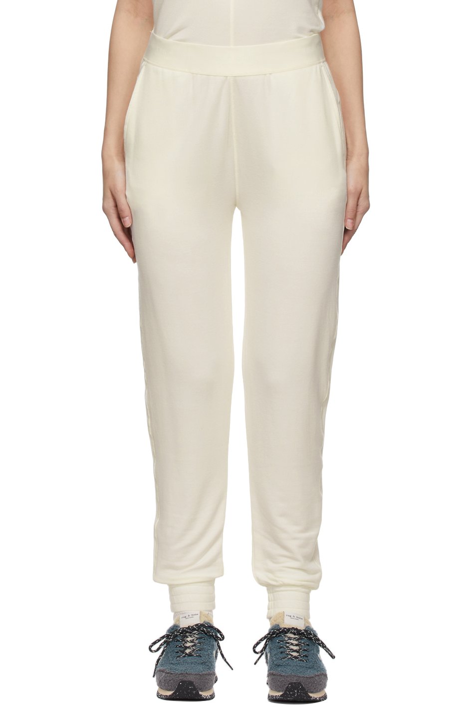 rag & bone - Pantalon de survêtement City blanc cassé