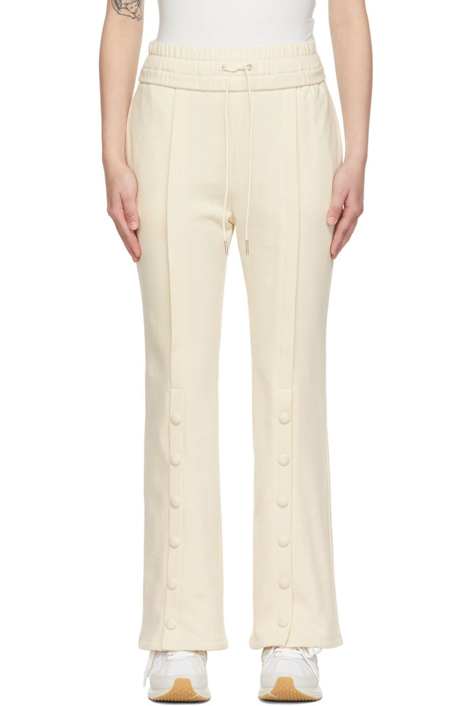 determ; - Pantalon de survêtement beige en coton