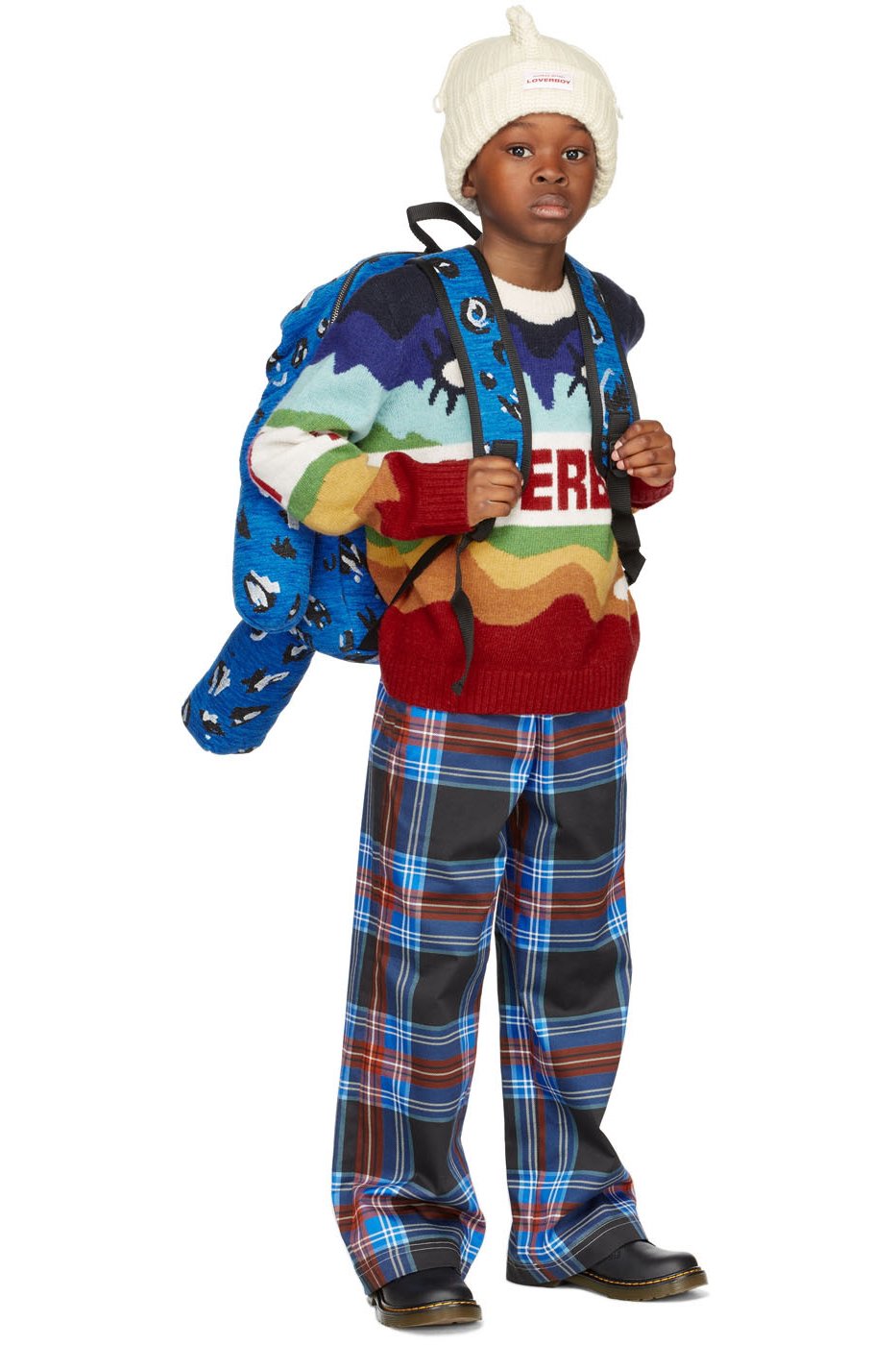 Charles Jeffrey LOVERBOY - SSENSE Exclusive Kids Multicolor Logo Sweater