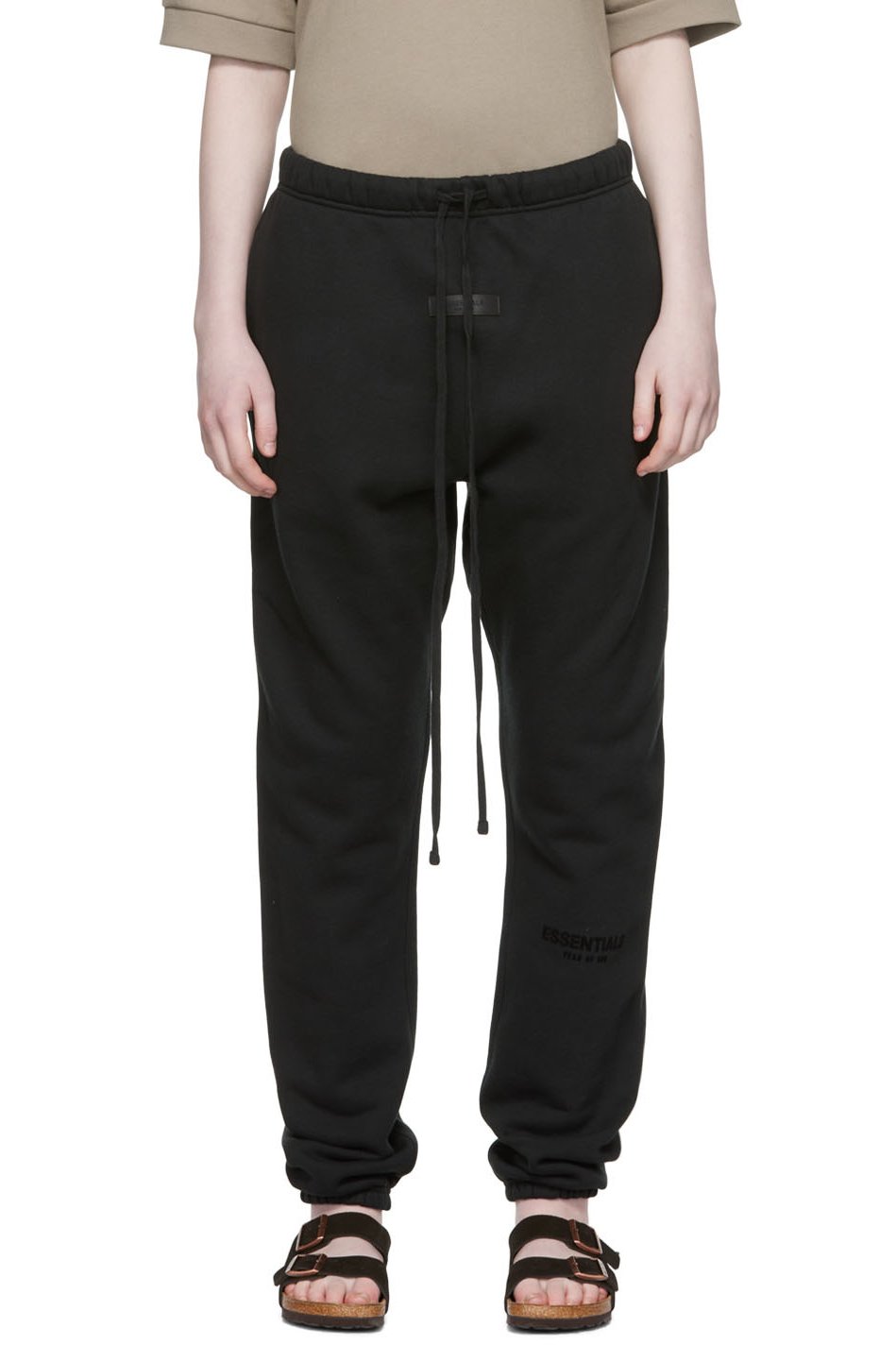 Fear of God ESSENTIALS - Black Straight Lounge Pants