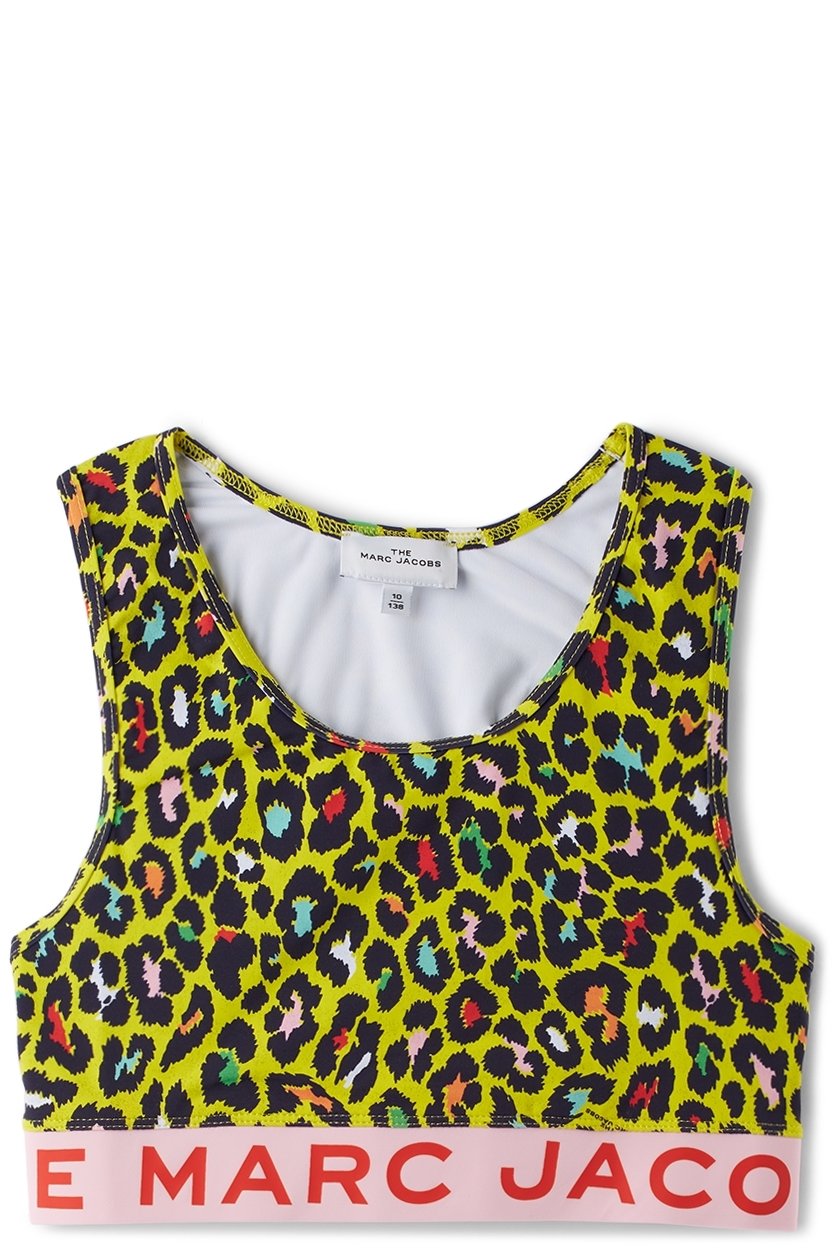 Marc Jacobs - 黄色 Cheetah 儿童运动文胸