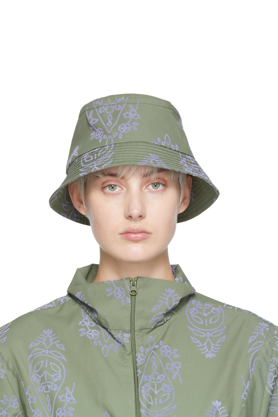 paria /FARZANEH - Chapeau bob floqué vert