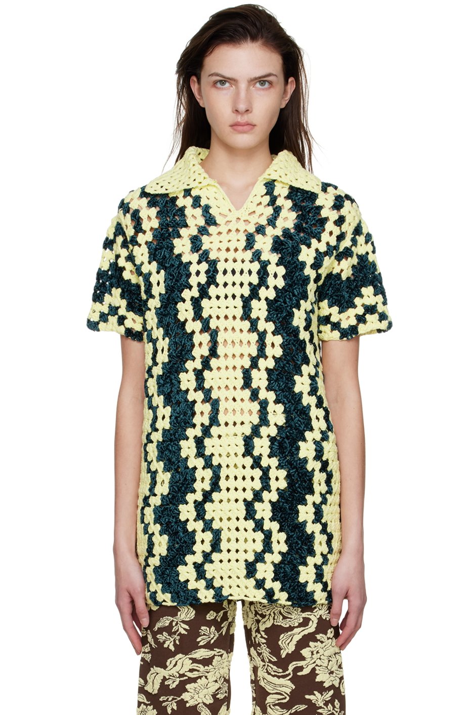 Jil Sander - Polo jaune en coton