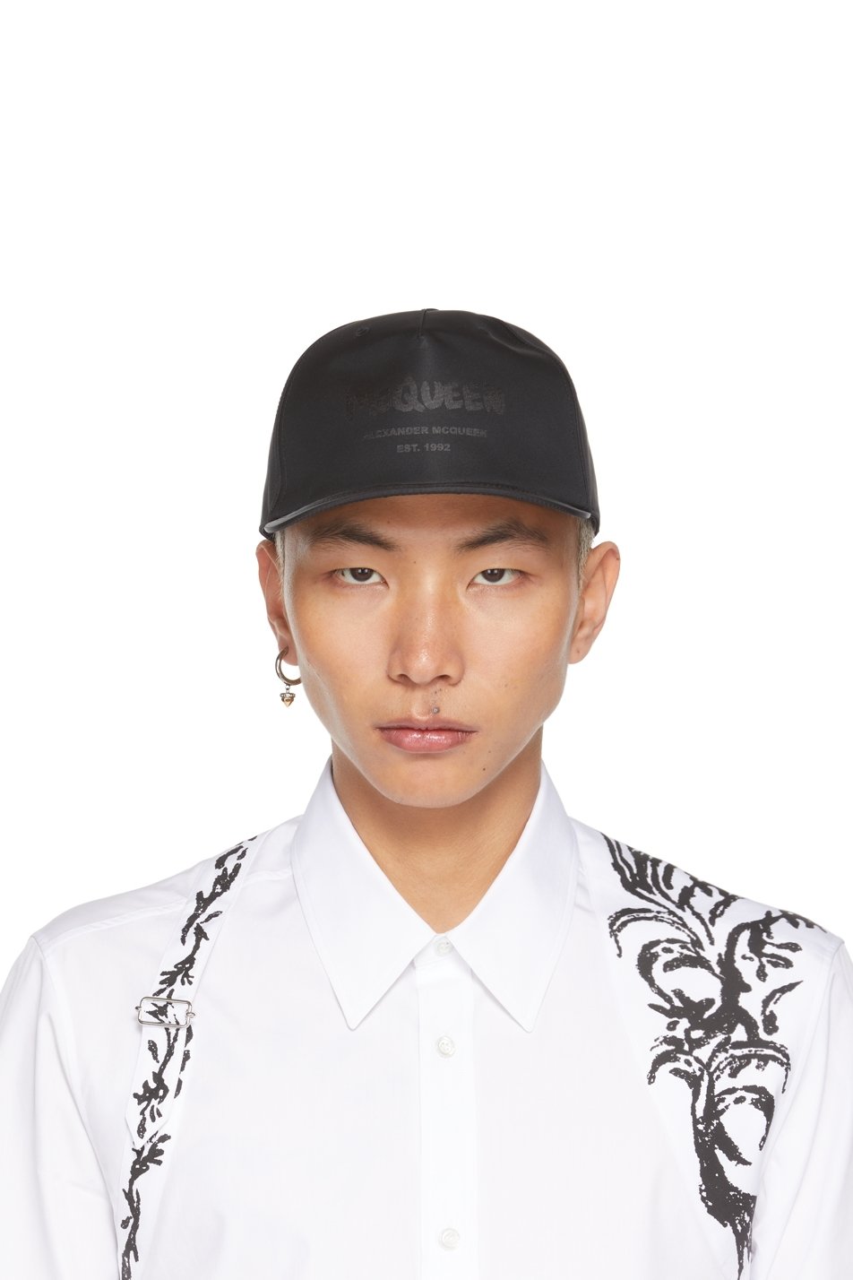 McQueen - Black Graffiti Cap