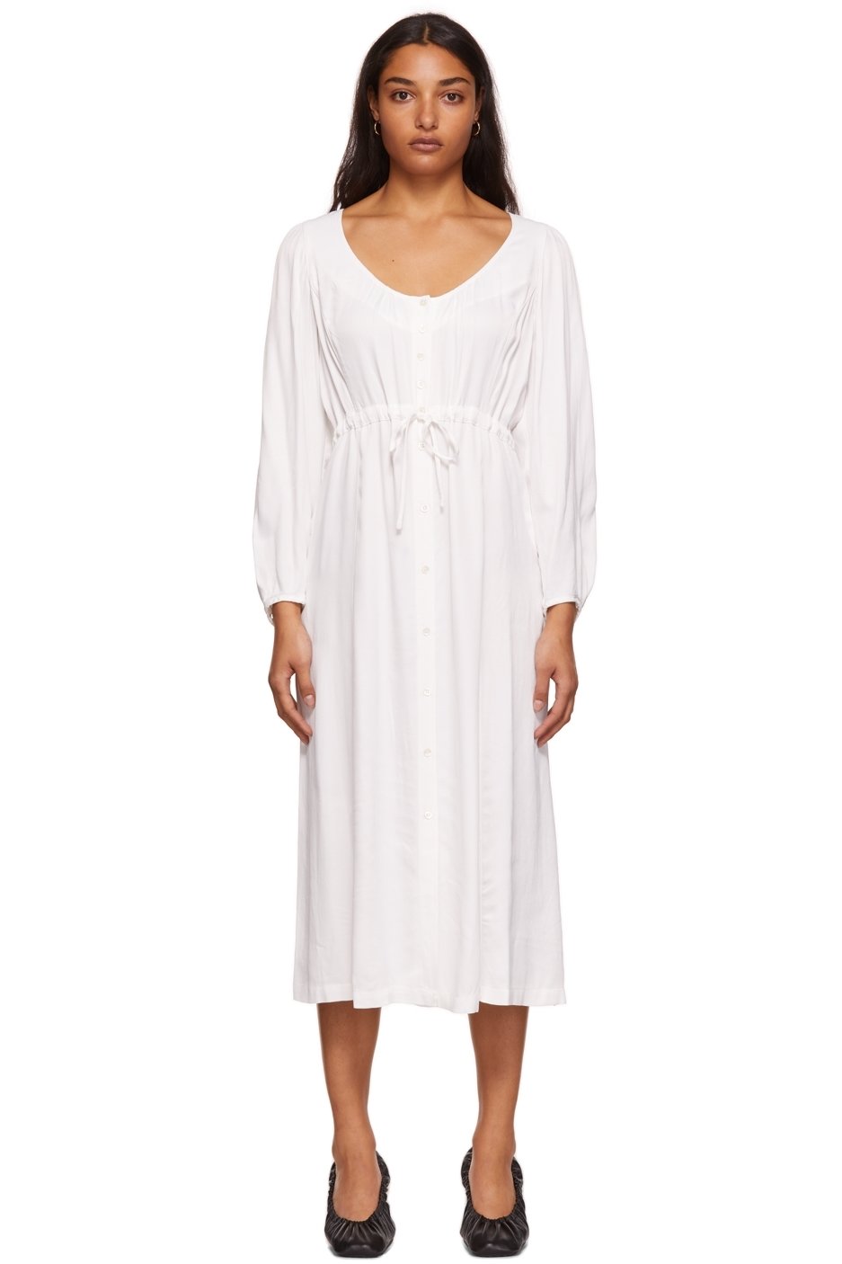 Raquel Allegra - Robe Sunday blanche