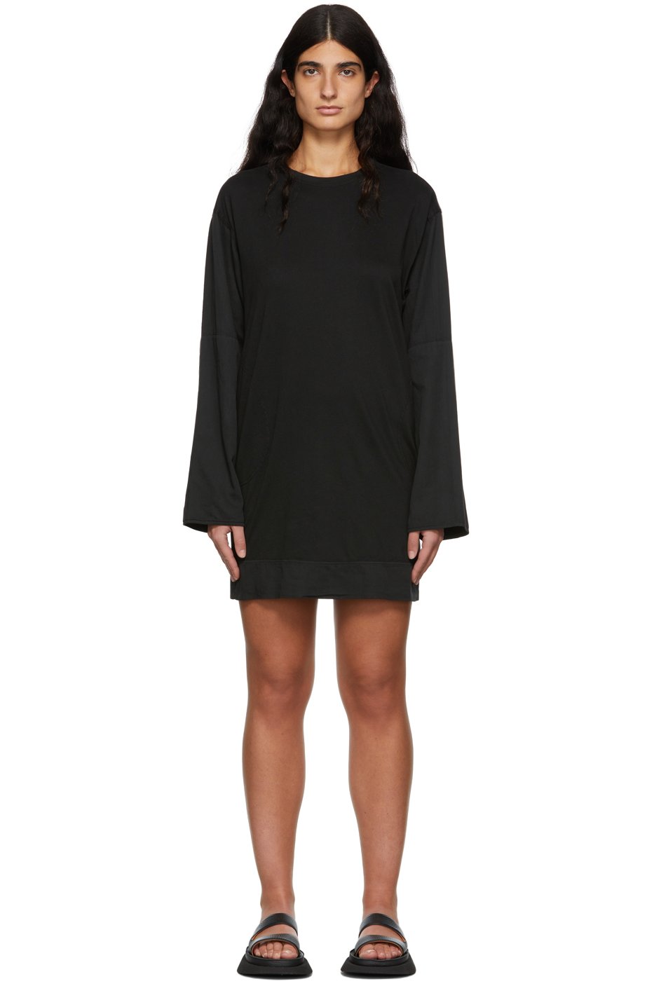 Raquel Allegra - Robe Phoebe noire