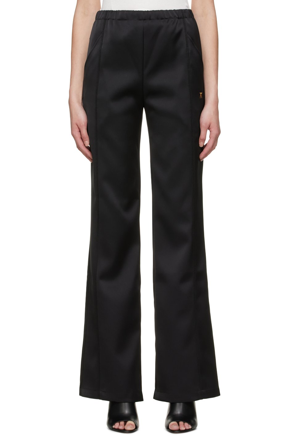 Atlein - Pantalon noir en polyester