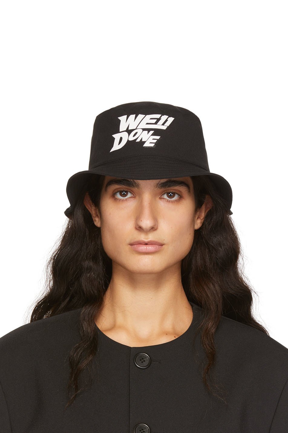 We11done - Chapeau bob noir à logo