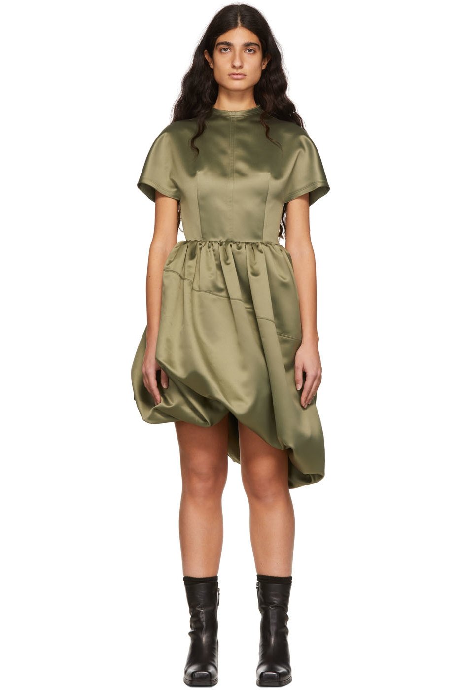 We11done - Robe verte en polyester