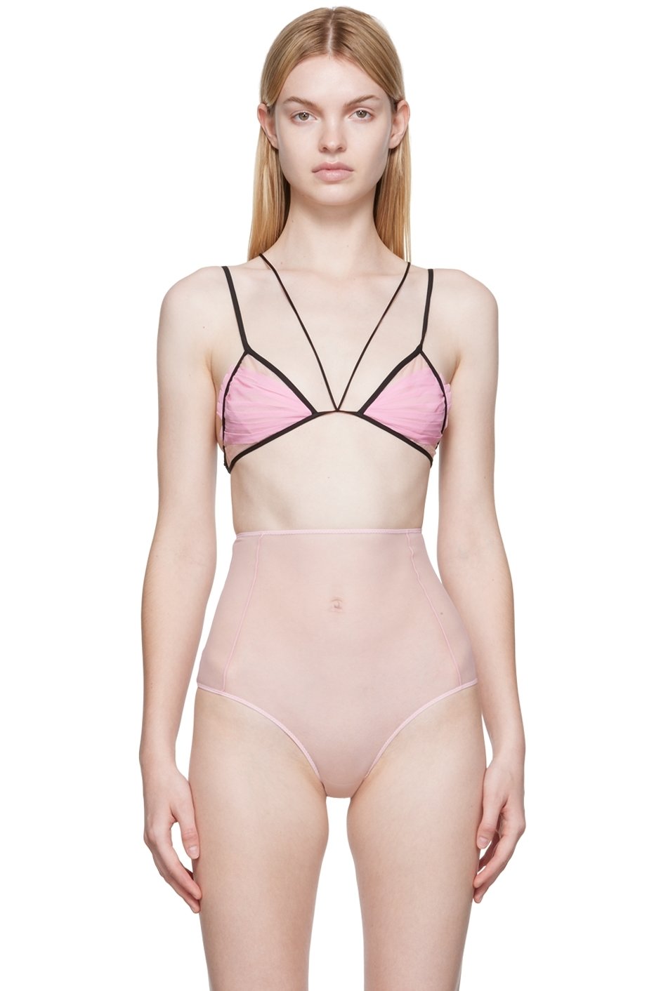 Nensi Dojaka - Soutien-gorge rose exclusif à SSENSE