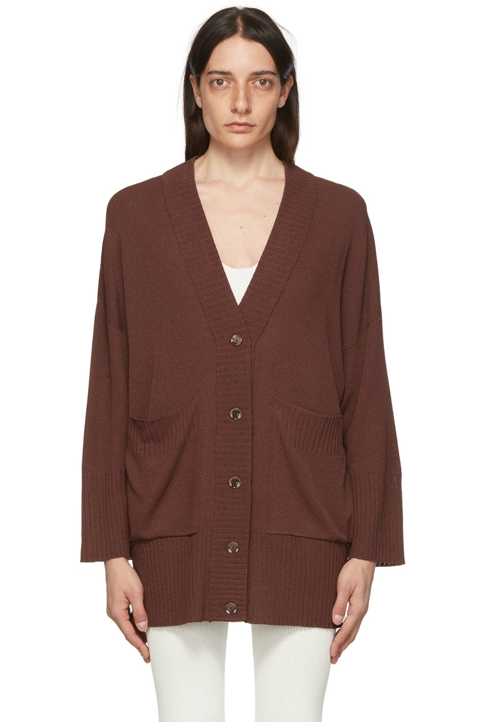 Aeron - Cardigan Jinotepe brun