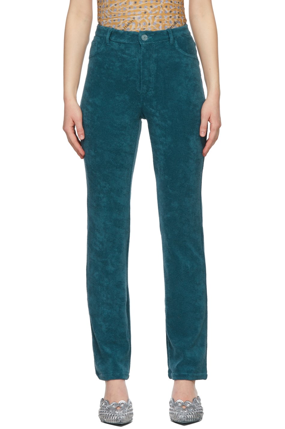 Maisie Wilen - Pantalon Mokumentary vert exclusif à SSENSE