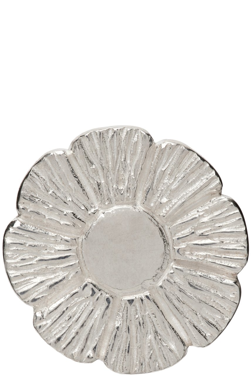 Bleue Burnham - SSENSE Exclusive Silver Marigold Cufflink