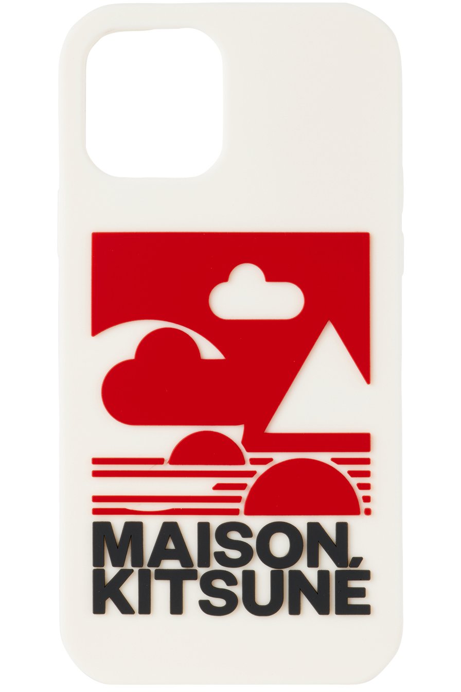 Maison Kitsuné - White Anthony Burrill Edition iPhone 12/12 Pro Case