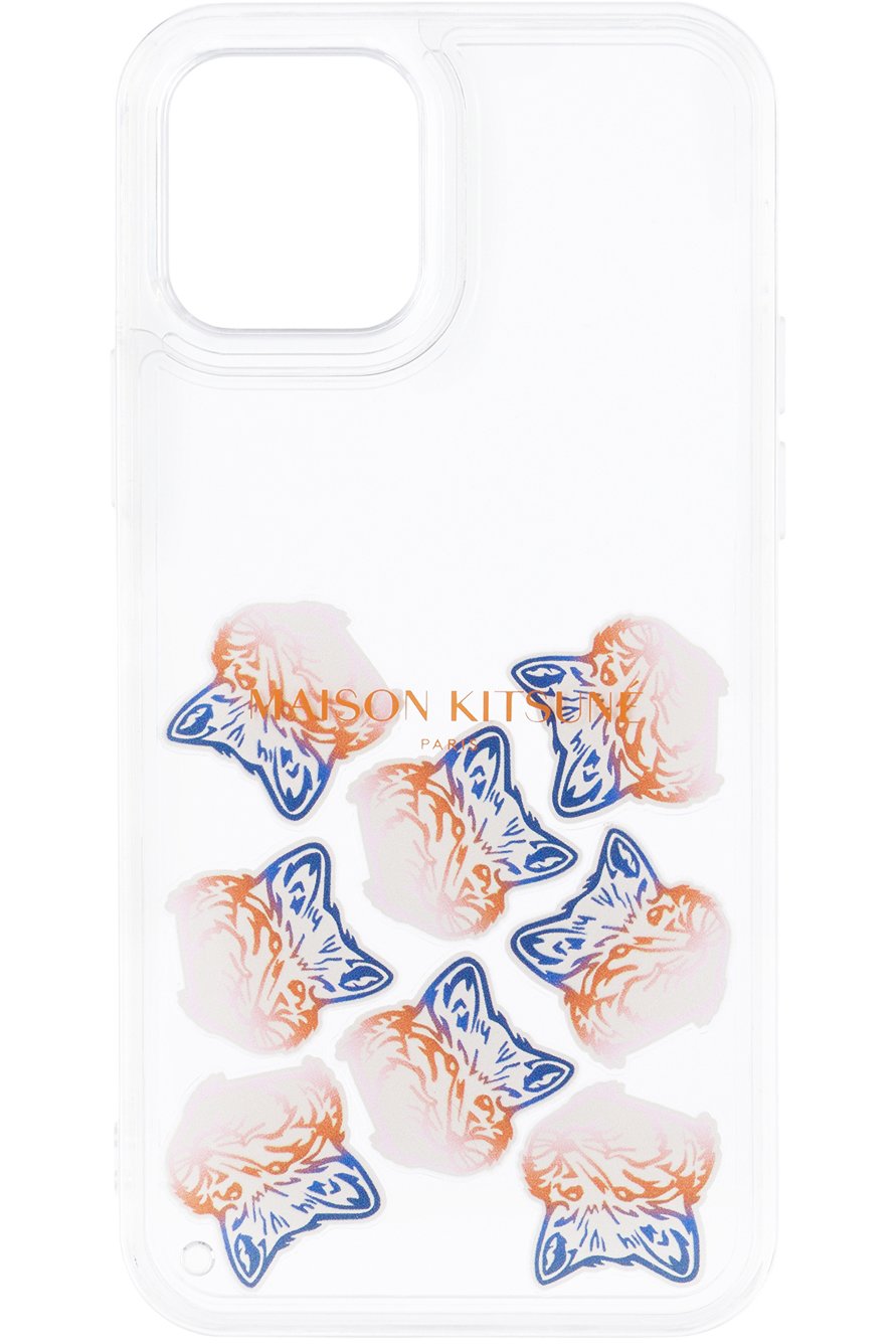 Maison Kitsuné - Big Fox Head Aqua iPhone 12/12 Pro Case