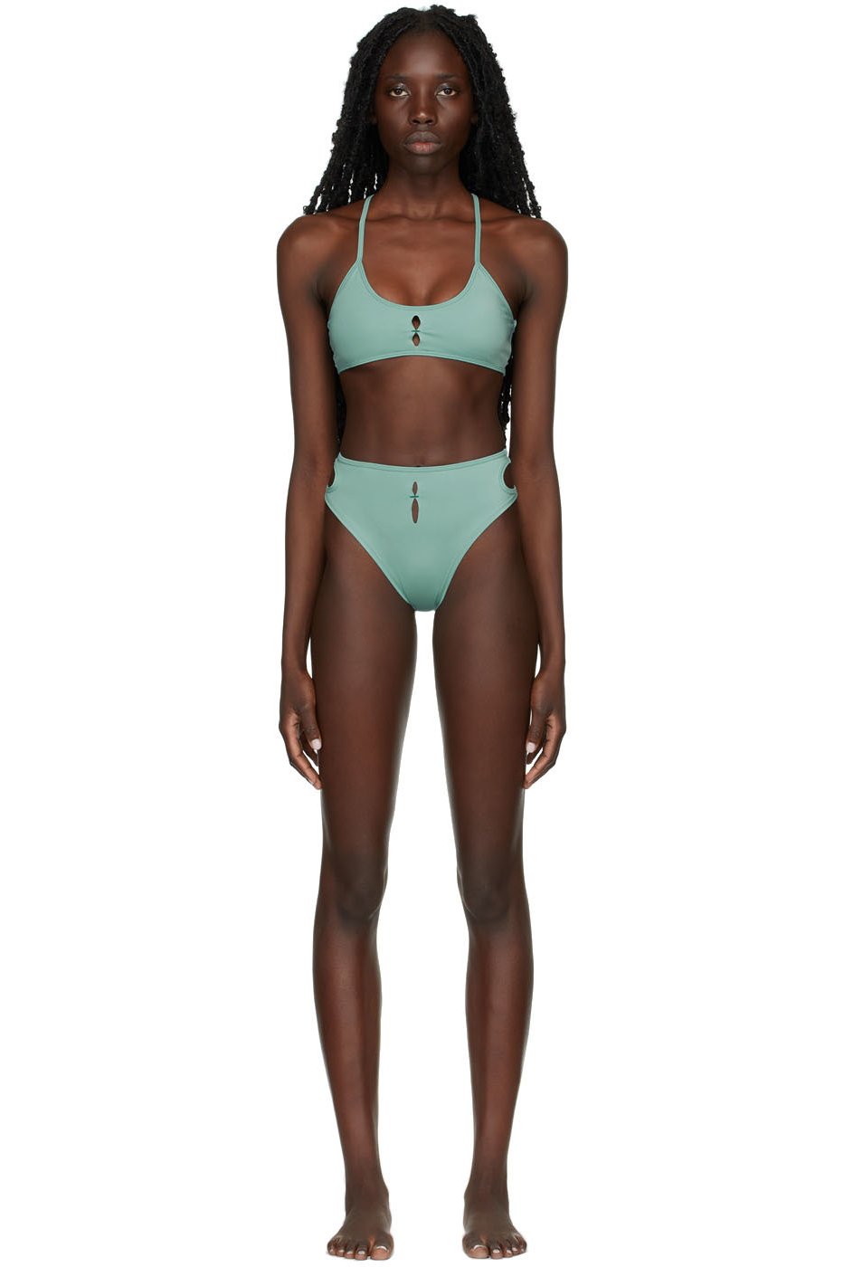 Rui - Bikini vert exclusif à SSENSE
