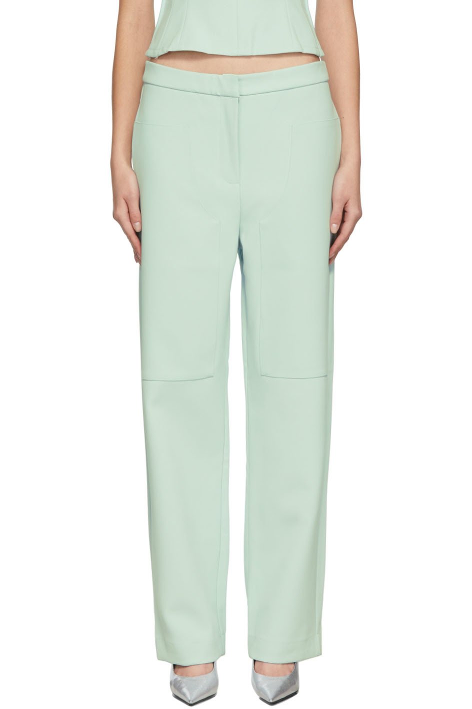 Paris Georgia - Pantalon de tailleur bleu