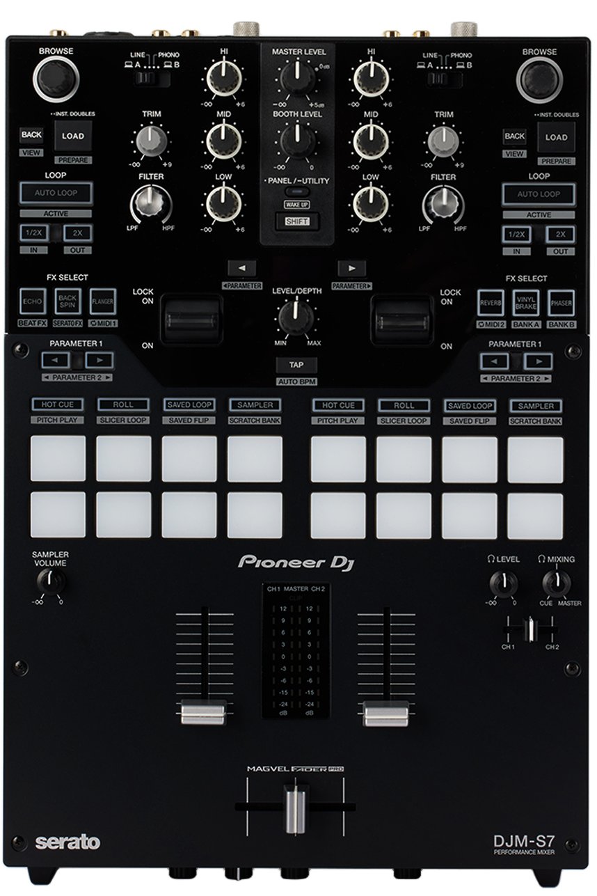 Pioneer DJ - Black DJM-S7 DJ Mixer