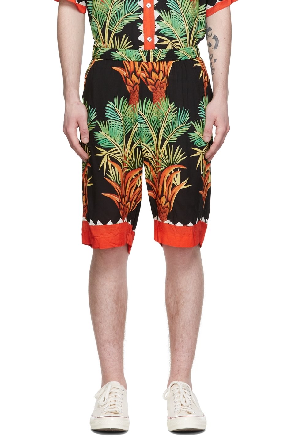Endless Joy - Black Rayon Shorts