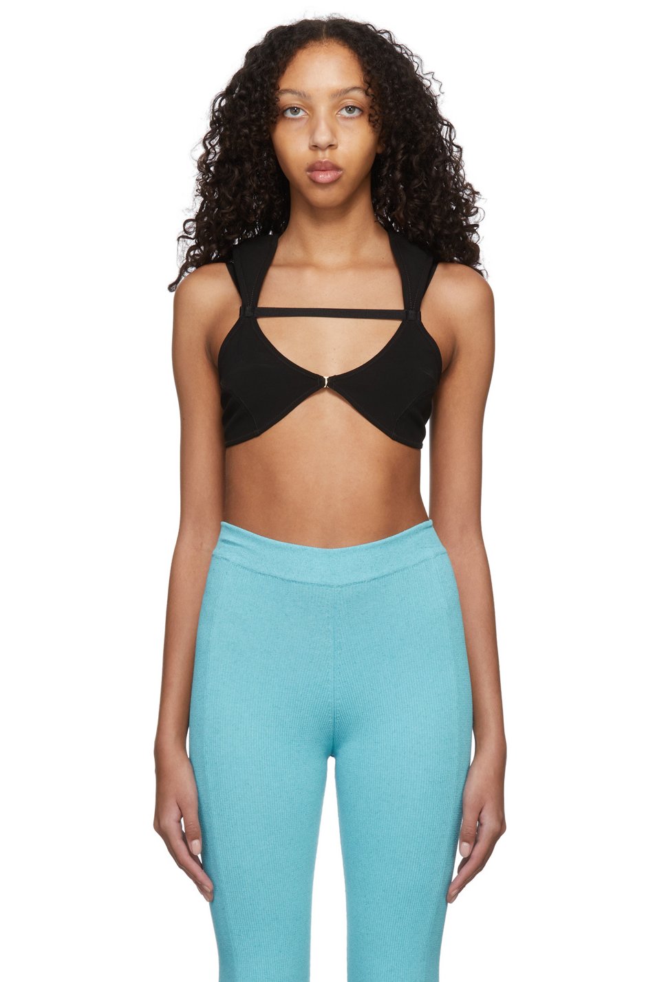 JACQUEMUS - Soutien-gorge de style bandeau Veleiro noir