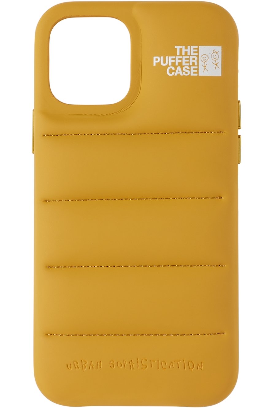 Urban Sophistication - Tan 'The Puffer Case' iPhone 12/12 Pro Case