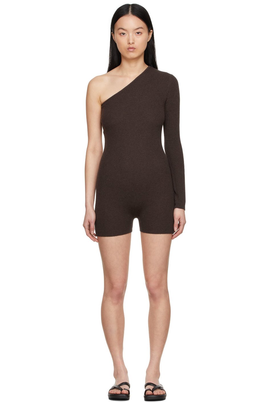 LISA YANG - SSENSE Exclusive Brown Aiya Jumpsuit