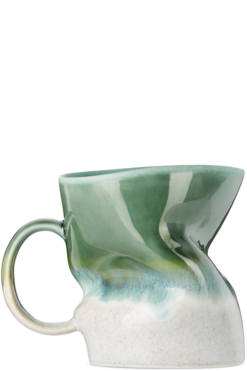 SGW Lab - Green & Off-White Distorted GT021 Mug