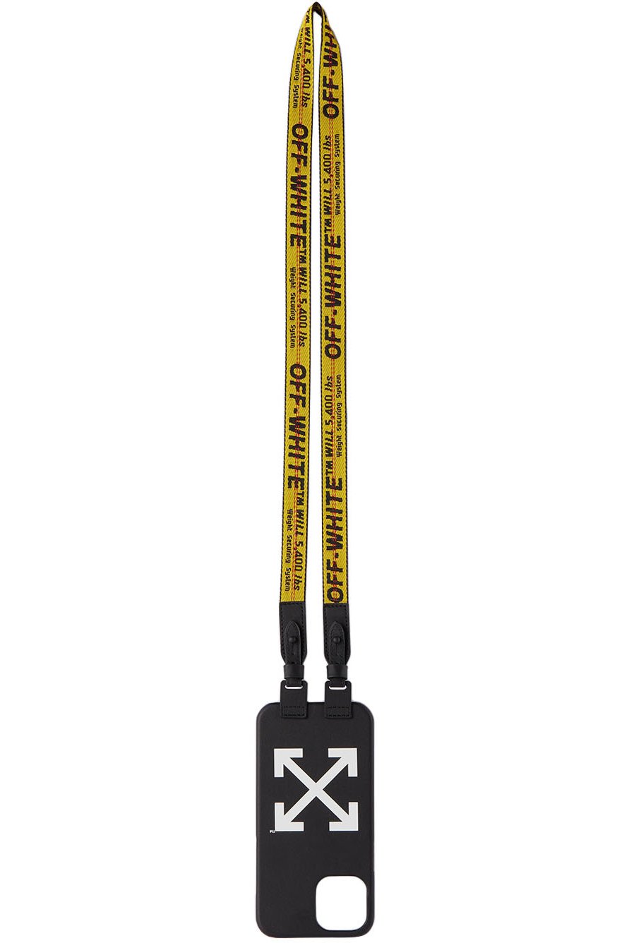 Off-White - Black & Yellow Necklace iPhone 12/12 Pro Case