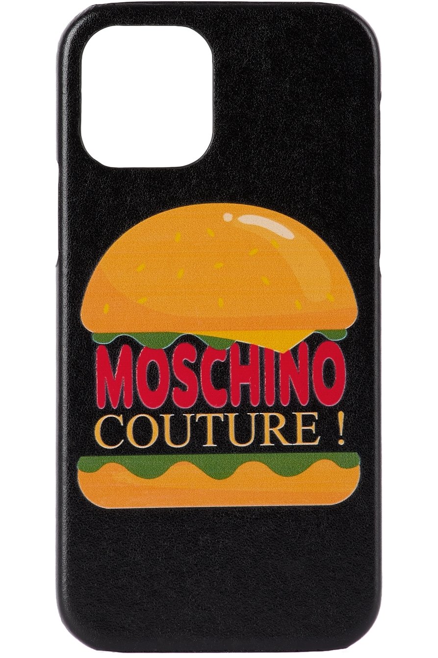 Moschino - Black Hamburger iPhone 12 Pro Case