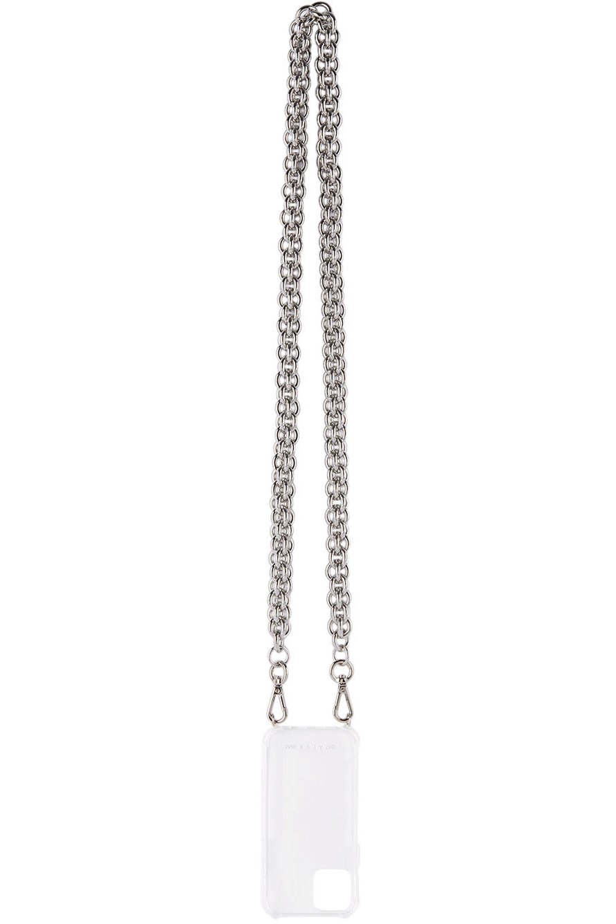 1017 ALYX 9SM - Transparent Small Chunky Chain iPhone 12 Case