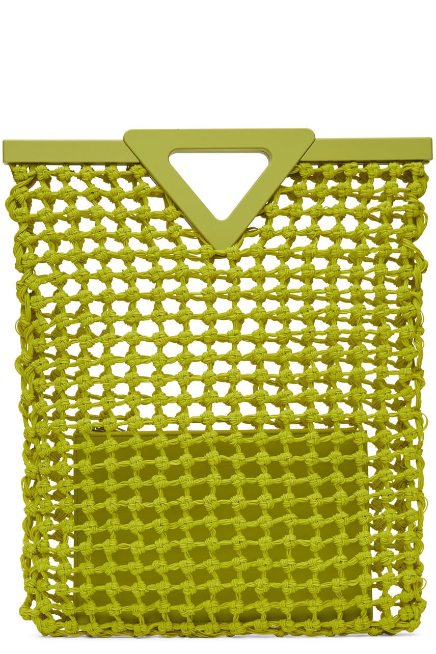 Bottega Veneta - Sac à main Point vert