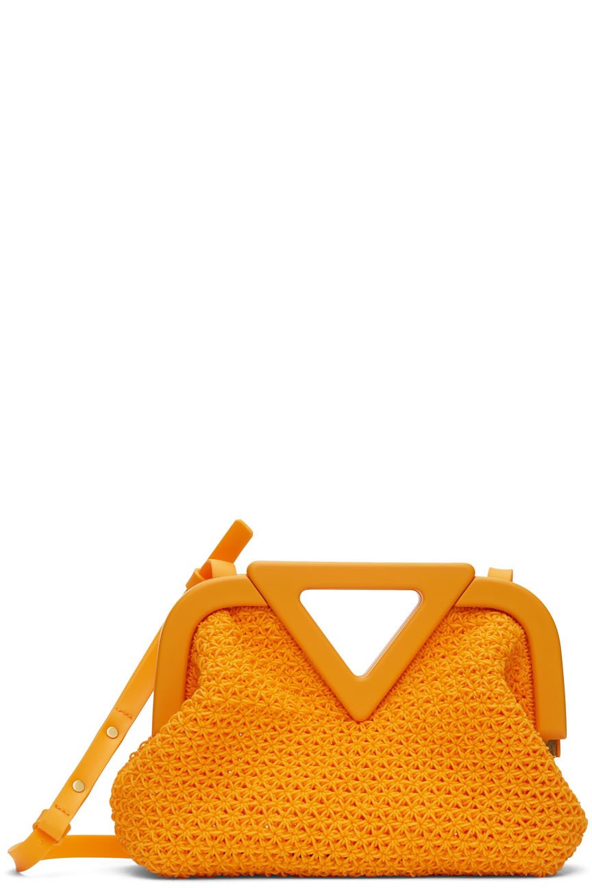 Bottega Veneta - Sac à main Point orange