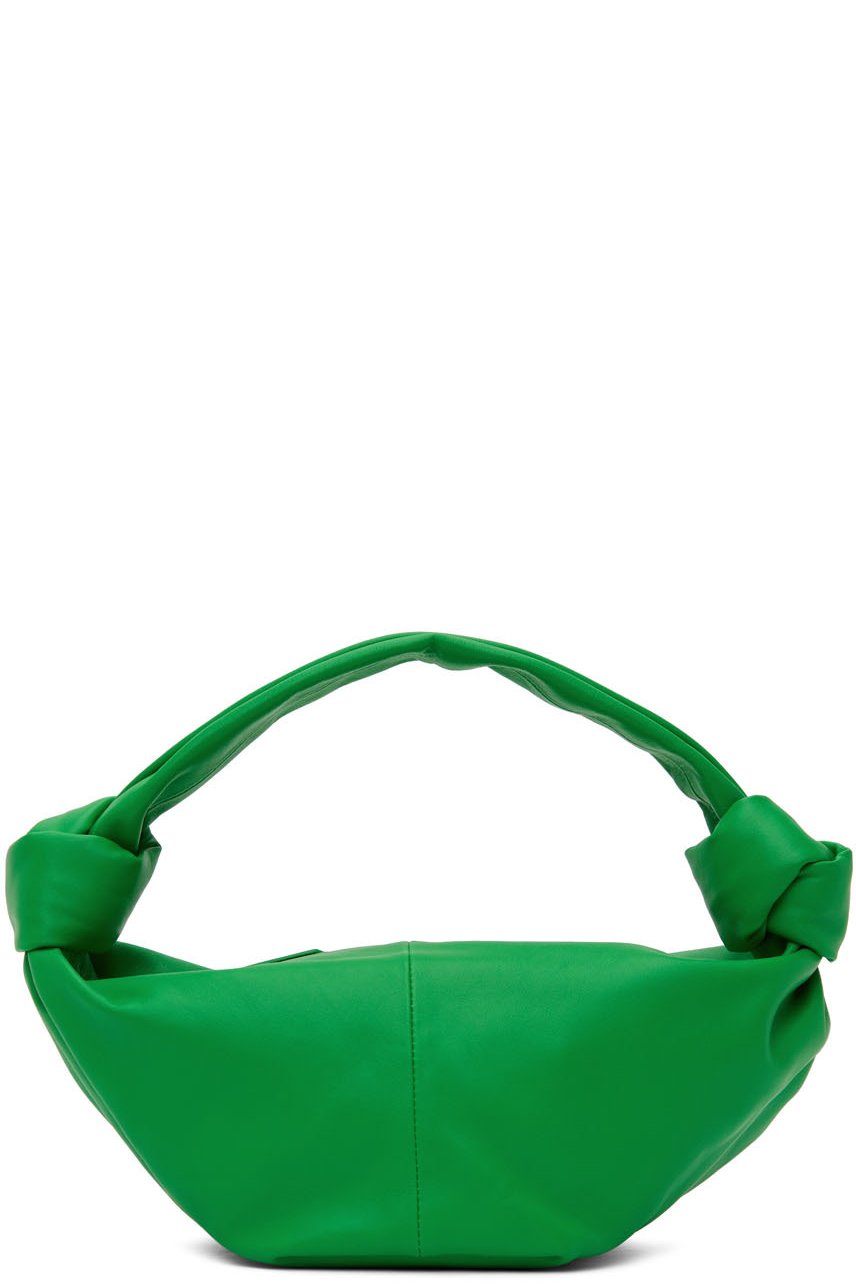Bottega Veneta - Sac à main vert à double nœud